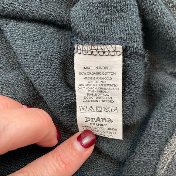 prAna Nanette French Terry Dress Organic Cotton Small - Picture 6 of 6